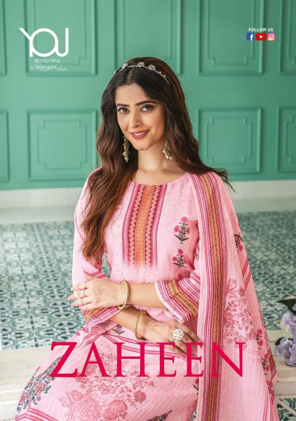 Wanna Zaheen Chanderi Sequence Designer Readymade Suit